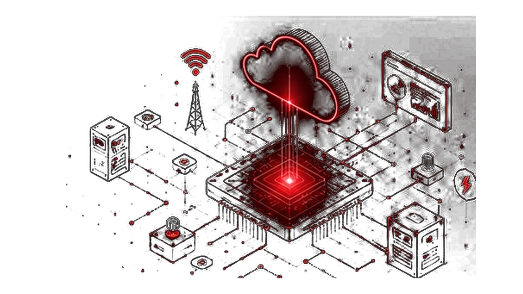 Connected infrastructure and IoT: cloud, gateway, sensors and secure connectivity